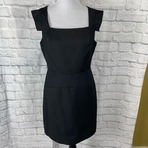 Forever 21 women L fully lined square neck sleeveless little black dress